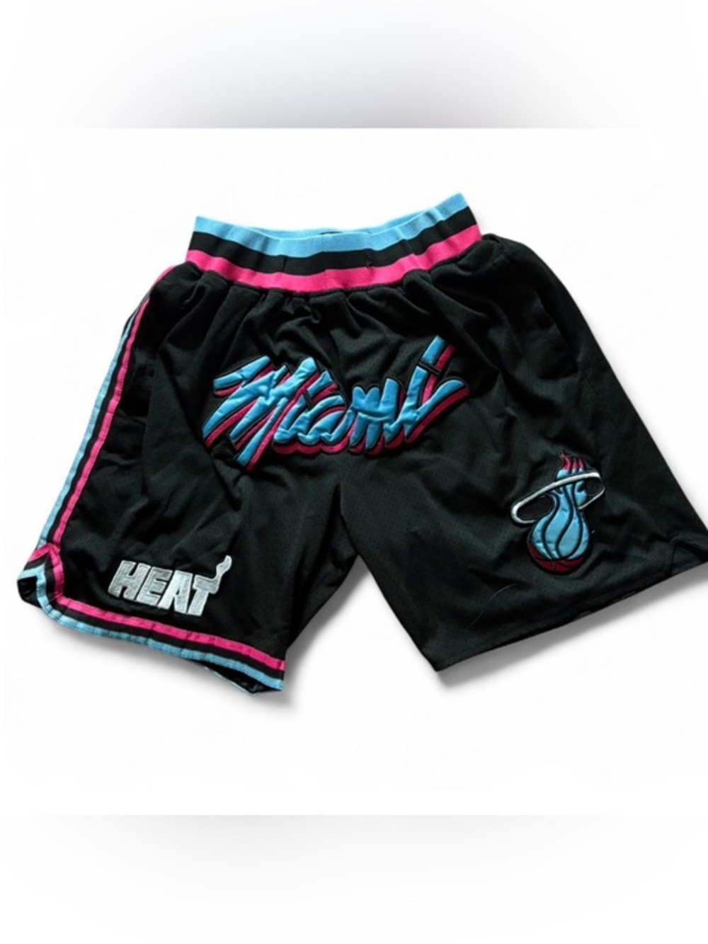 Just Don Miami Heat Basketball Shorts Small